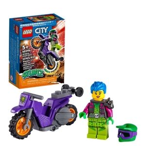 NEW!!!! LEGO City 60296 Wheelie Stunt Bike Building Kit